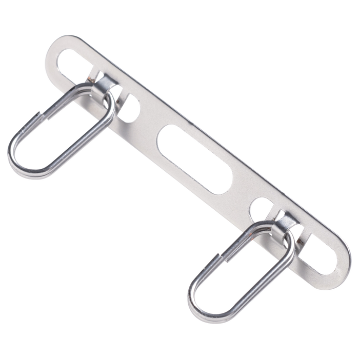 iFace Hang and ストラップホルダー ダブルリング(シルバー) — 商品単体画像